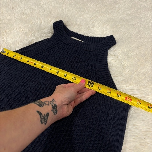Marine Layer Vista Sweater Tank - Mood Indigo Sleeveless Woman’s Size Medium - Picture 8 of 14